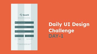 Daily UI Design Challenge| Day-1 @DesignSense