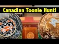 Coin roll hunting canadian toonies sweet colourized coins