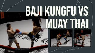 The Best Bajiquan vs Muay Thai Match - Amazing Kungfu Throws In The First Round