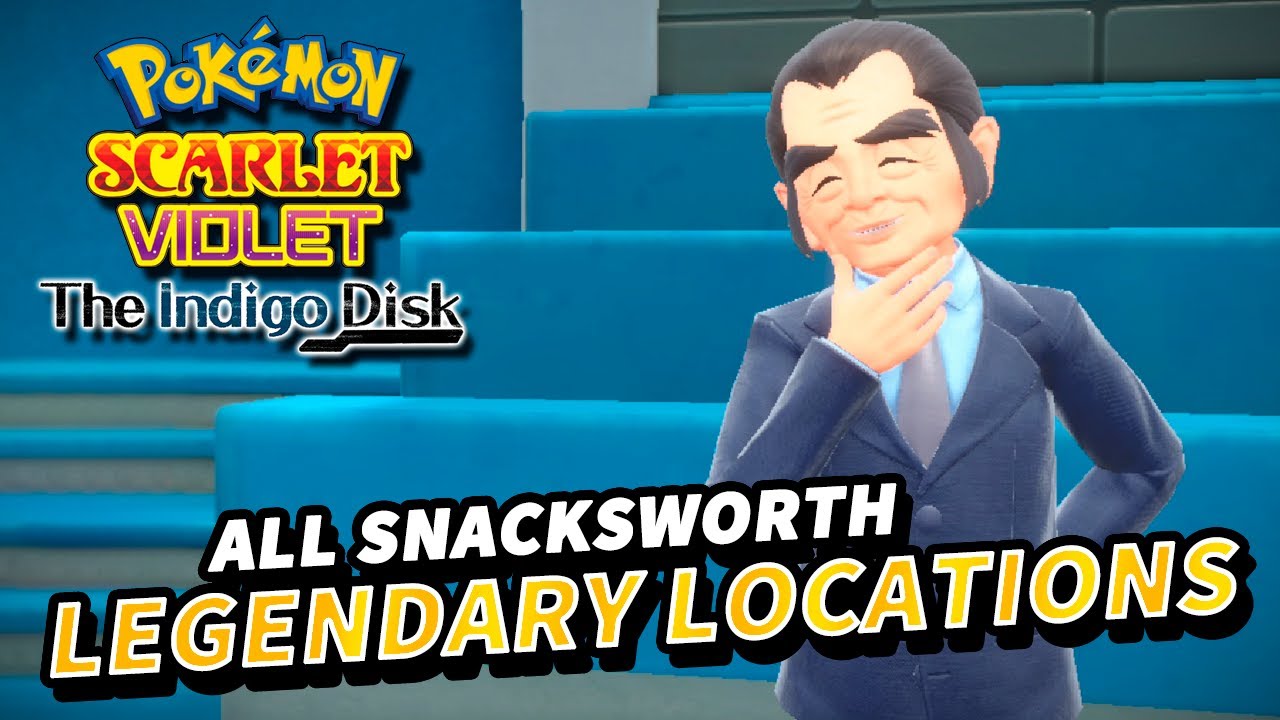 Pokemon Scarlet & Violet SNACKSWORTH ALL LEGENDARY LOCATIONS The