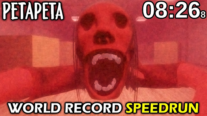 PETAPETA - World Record Speedrun | Roblox
