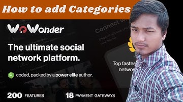 How to add Categories WoWonder - The Ultimate PHP Social Network Platform
