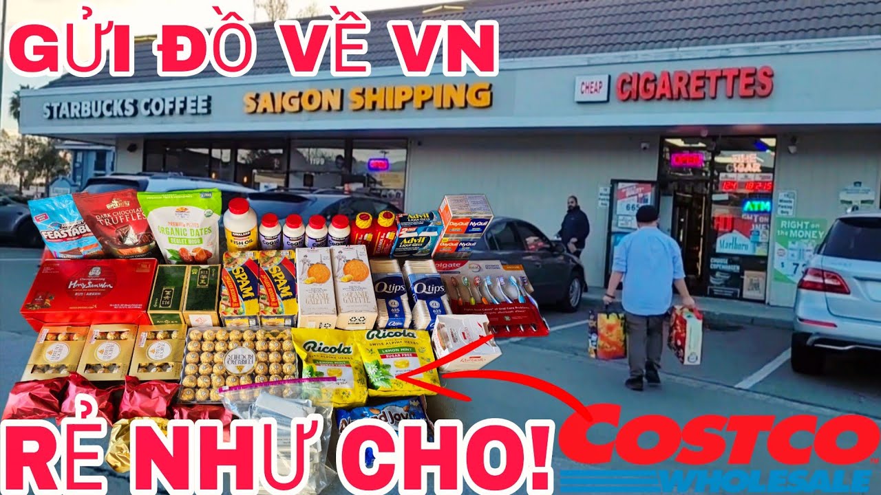 Поиск выгодных предложений в Costco и как отправить подарки во Вьетнам через Saigon Shipping Milp...