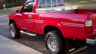 My 91 Toyota V6 After Paint & Exhaust Mods (No Cat)