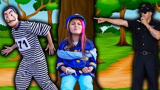 CRIANÇA Finge Brincar Ser POLICIAL 8 - KIDS PRETEND PLAY WITH POLICE COSTUME