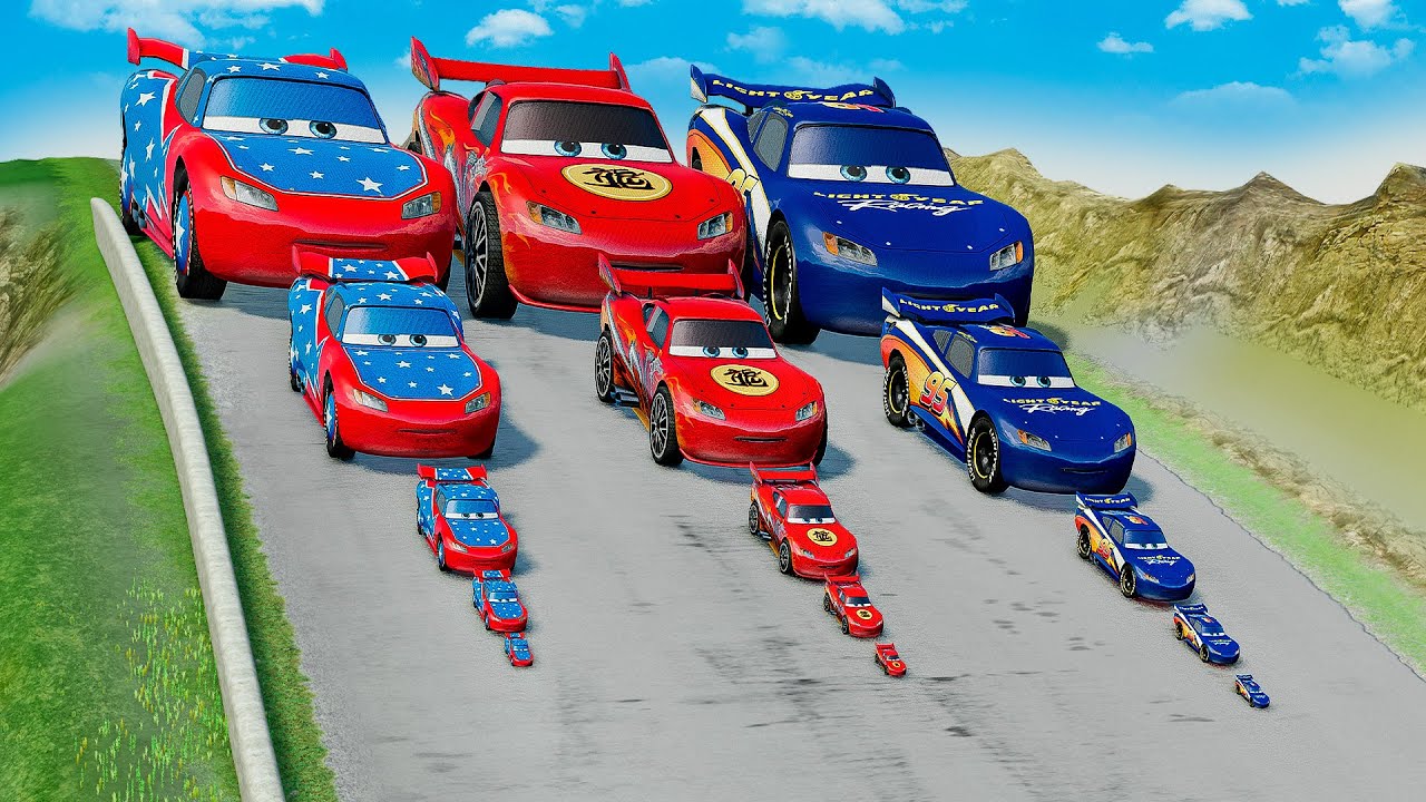 Большой и маленький дракон Молния против Сорвиголовы Маккуина против Лайтера Молния Маккуин проти...