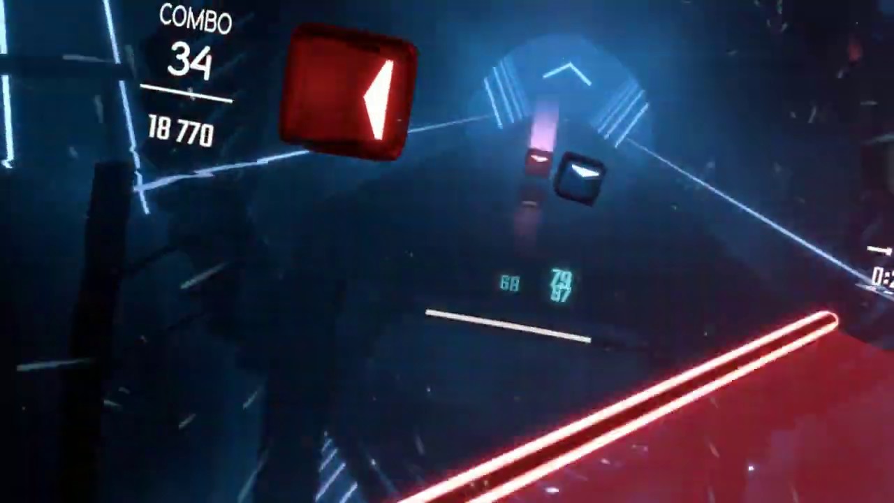 Beat saber 200% speed hard mode no fail 100 bills - YouTube