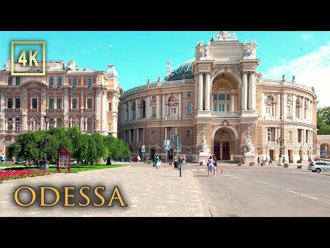 The Pearl of the Black Sea - Odessa Ukraine - 4K City Walk
