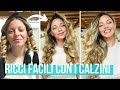 RICCI SENZA PIASTRA E FERRO: TUTORIAL BOCCOLI CON I CALZINI TIKTOK