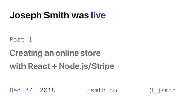 Creating an online store with React + Node.js – Part 1