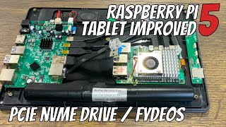 Raspberry Pi 5 tablet with NVMe. Raspad 3