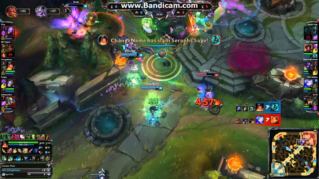 Sivir Pentakill - Chall (vs fnc mid bot)