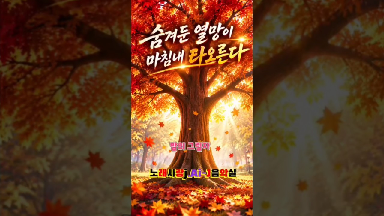 밤의 그림자#숨겨진열망 #감성노래 #인생노래#뮤직비디오탐색피드