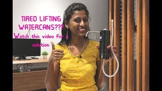 Tired lifting water cans? No more worries.Watamate water dispenser honest review