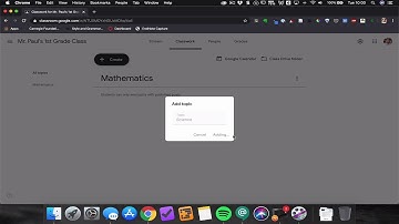 Creating Topics to Organize Google Classroom