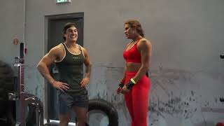 Jesse James West! Training W A Female Giant