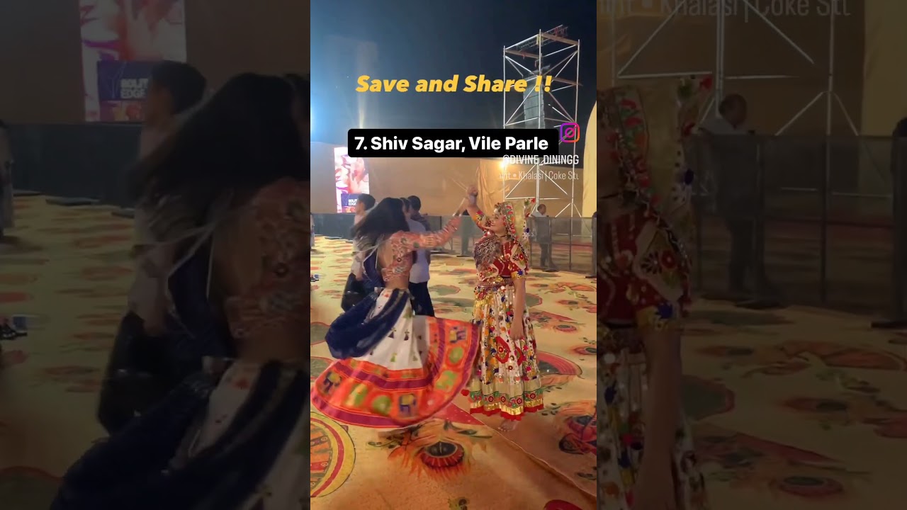 Save this short for Navratri season. Places to visit post Garba, Open till late night. #foodie