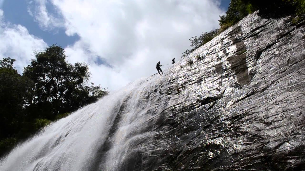 Waterfall rappelling ontario