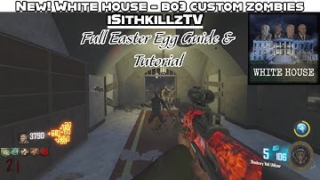 White House full guide & easter egg tutorial. All perk parts & locations - Bo3 custom Zombies
