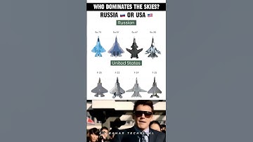 Thumbnail of Russia vs USA Fighter Jets: Who Dominates the Skies? 🇷🇺 🇺🇸 🚀