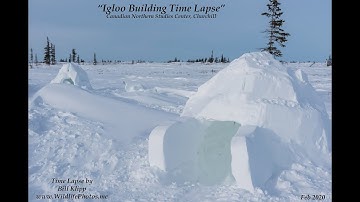 Igloo Building Time Lapse