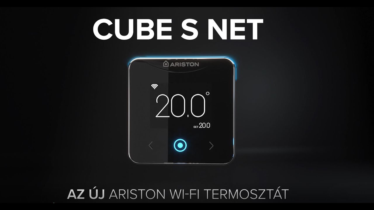 Ariston - Cube S Net wi-fi termosztát - YouTube