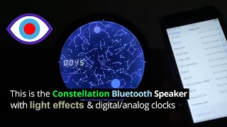 This Constellation Clock Bluetooth Speaker is a Starry Night Light 🌌 Gadgetify