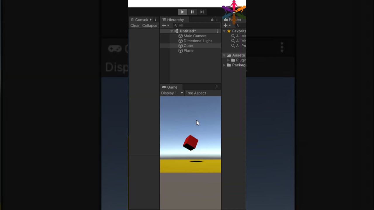 Unity Tutorial - Add Rigidbody to Game object