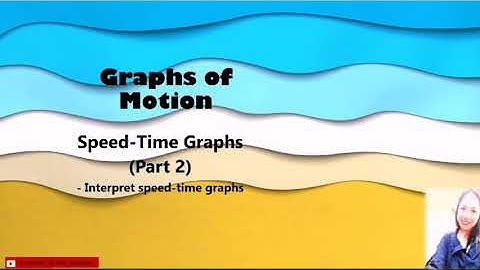 7.2 Speed-Time Graphs (Part 2) KSSM Form 4