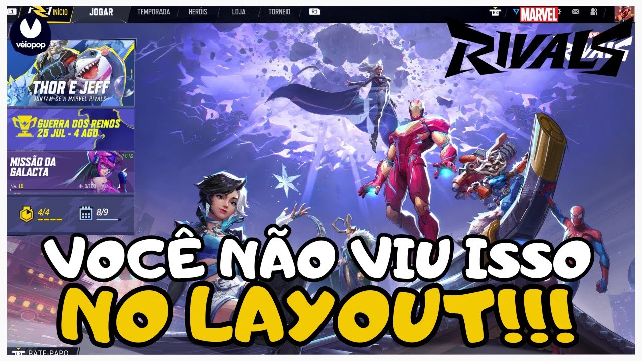 Você não viu isso no Layout de Marvel Rivals! - YouTube