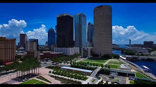 City of Tampa 4K Drone Stock Footage by PJ Cook Certified FAA Part 107 Pilot