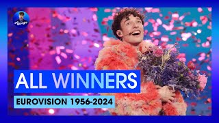 All Winners  of Eurovision Song Contest (19562024)