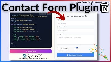 Contactformulier met reCAPTCHA voor website (geen code) gegevens ophalen Notion DB #formulier #co...