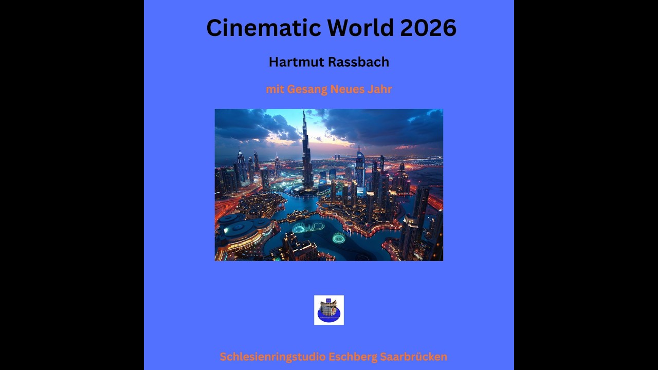 Cinematic World 2026 mit Gesang © Music and Lyrics Hartmut Raßbach