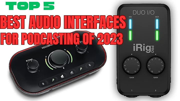 ✅ TOP 5: BEST AUDIO INTERFACES FOR PODCASTING ON AMAZON 2023