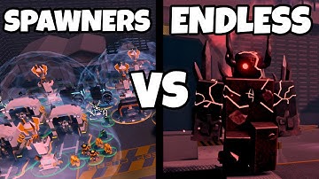 ALL SPAWNER TOWERS VS ENDLESS MODE - Roblox Tower Defense X (TDX)