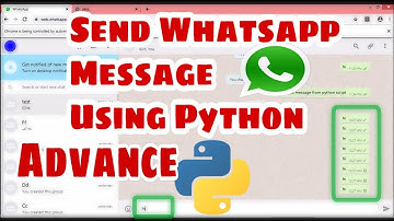 Send Whatsapp Message Using Python Script Advance