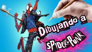 Dibujando a SPIDERPUNK (SPIDERMAN ACROOS THE SPIDER-VERSE)