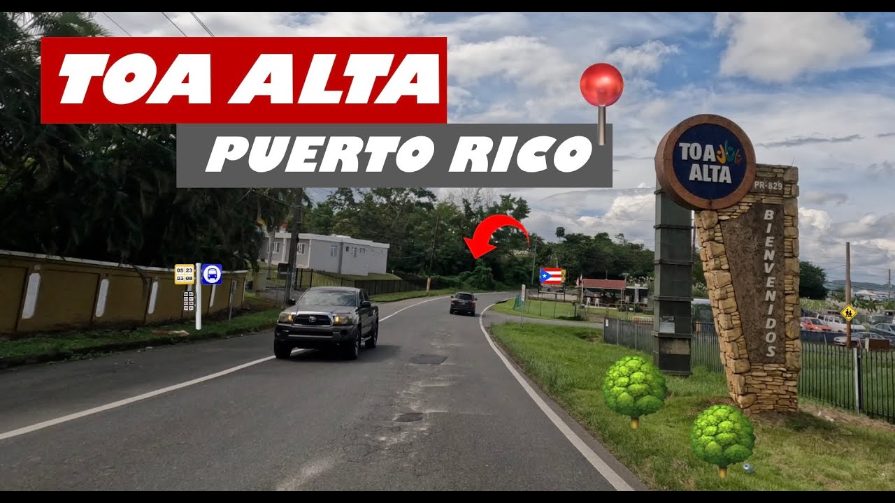 ☀️🚙Driving around Toa Alta Puerto Rico 4K🇵🇷