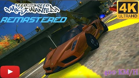 Need For Speed Most Wanted Remastered: Ferrari Enzo Gameplay (4K60FPS)