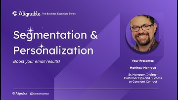 Personalize Your Emails with Segmentation and Personalization. Time to improve your email results!