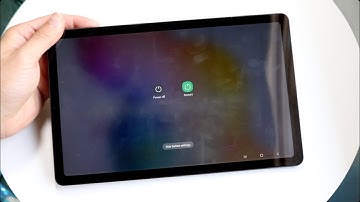 How To Power On/Off Samsung Galaxy Tab S6 Lite!