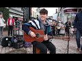 It&#39;s &quot;Little Lion Man&quot; in Cork with Padraig Cahill...(Mumford &amp; Sons) cover.