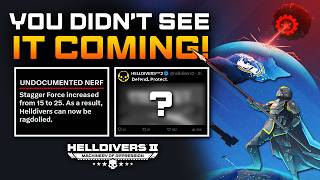 Helldivers 2 - Automaton Teaser, Secret Nerf & Buff.