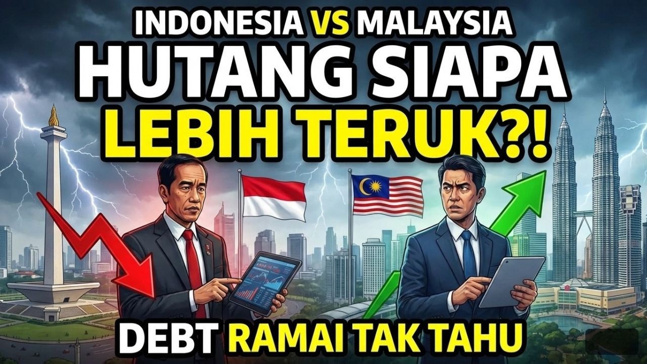 Hutang Negara Indonesia vs Malaysia Fakta dan Perbezaan Mengejutkan Yang Ramai Tidak Tahu