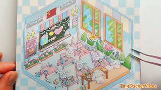 Gentle Bunny Classroom ASMR 🐰✨ | Tiny Sticker Scene screenshot 5