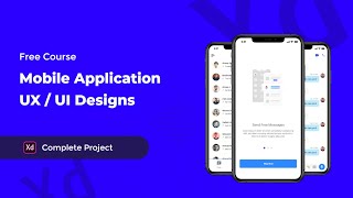 Before Getting Started ChatGo Messenger Mobile Application ux ui design adobe xd tutorial