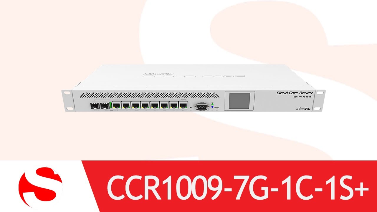 SYS2U.COM - แกะกล่อง MikroTik CCR1009-7G-1C-1S+ - 9-Core Cloud Core ...