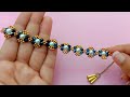 Black & White Bracelet//Beaded Jewelry//Beading Tutorial// Useful & Easy