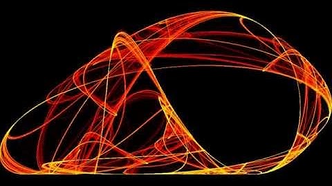 Strange attractor animation